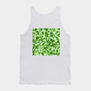 Light Green Camouflage Tank Top